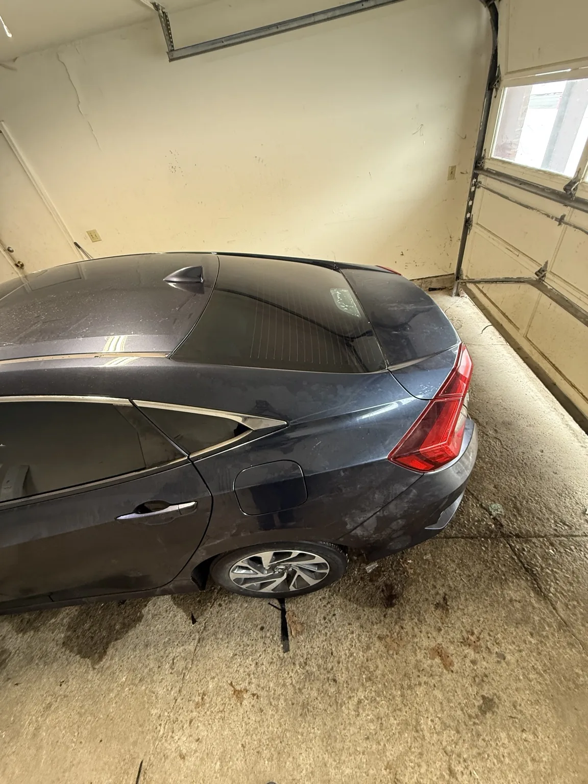 Garage-finished sedan by Senseful Auto Tint in Central Ohio